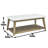 Glennon 48" Marble Top with shelf and casters-604412324