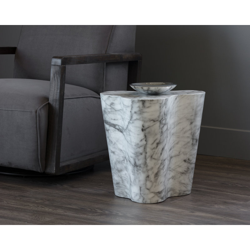 Cyris End Table - Grey, 22" H x 22" W x 18" D