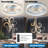 Ceiling Fan with Lights Dimmable LED