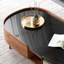 Extendable Pedestal Coffee Table with Storage-1678244876