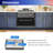 Undermount Single Bowl Stainless Steel Kitchen Sink with Workstation