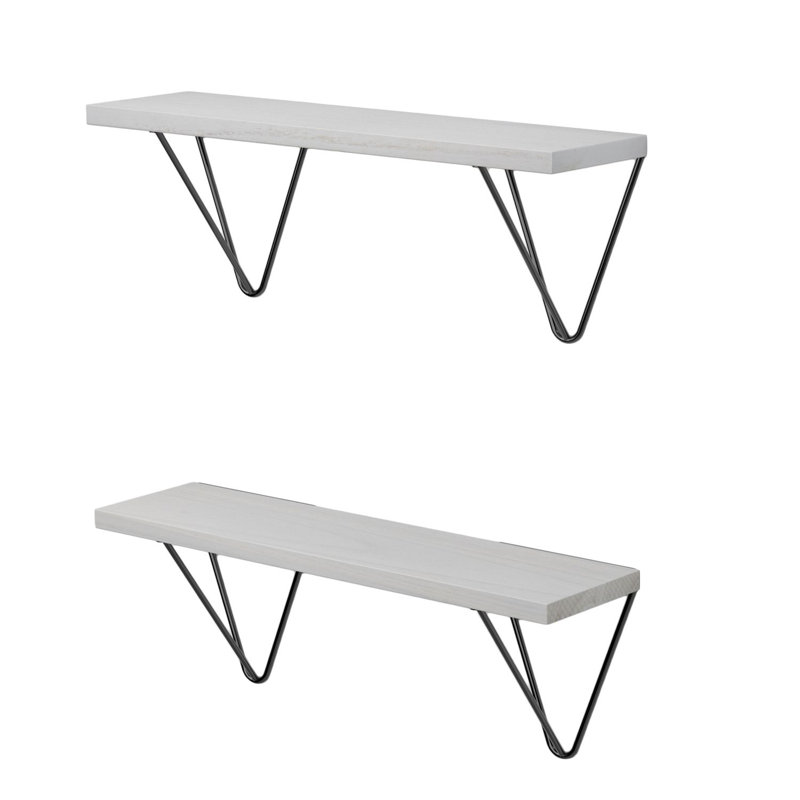 Azelia 2 Piece Bracket Shelf
