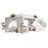 10 X 20Ft Party Tent With Sidewalls, Outdoor Event Canopy With Removable Panels & Zipper Doors, Backyard Gazebo Tent, White-126556100-126556101
