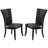 Kiala Genuine Leather Upholstered Side Chair