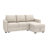 Anureet L-Shaped Sectional Modular Sofa Bed With Storage Seat-112387175