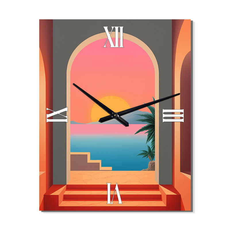 Healdsburg - Landscapes Wall Clock Oversized, Medium