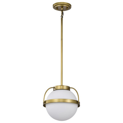 Luminaire suspendu sphère 1 lumière Whit
