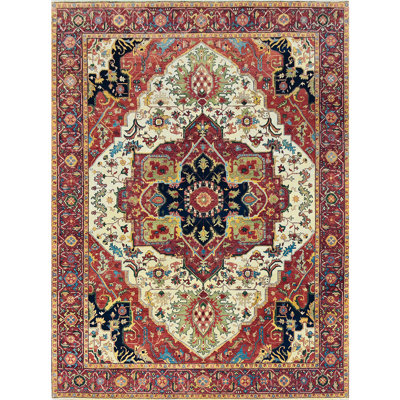 Elegant Wool Oriental Area Rug