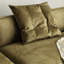 Green Polyester Modular Sofa cushion couch