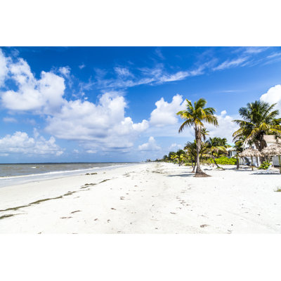 Beach At Fort Myers by Meinzahn - Wrapped Canvas Print