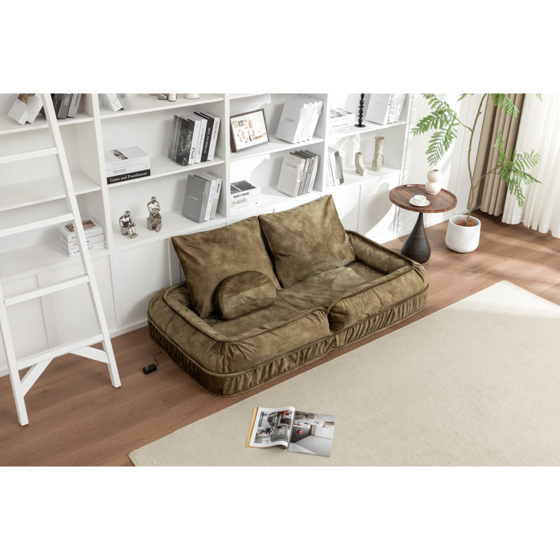 Lit rembourré pour chien avec coussin de massage, mousse épaisse et coussins réglables en velours doux, coussin décoratif,