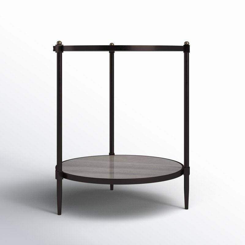Peninsula Mirrored Side Table