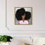 Mode et glamour, portrait de femme et de cheveux - Impression sur toile-51240254-51240256