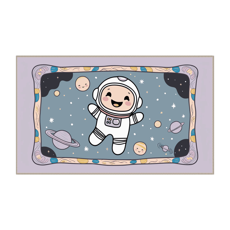 Tapis pour enfant Zoomie, Rectangle de 5 pi x 8 pi