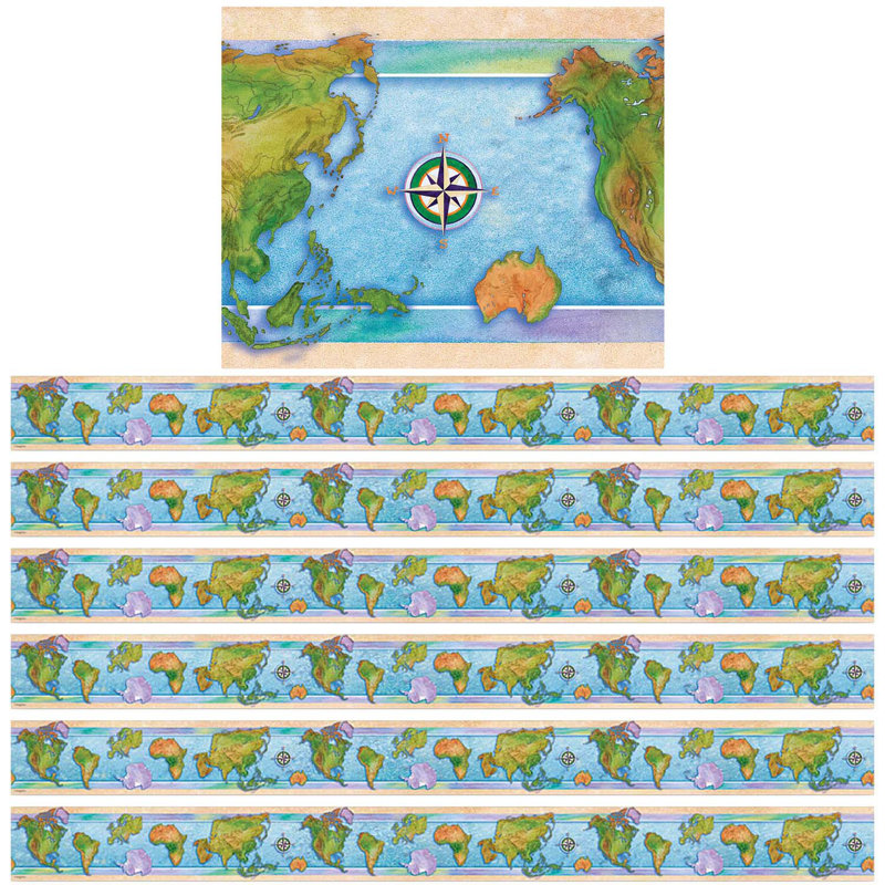 Edupress Border World Continent