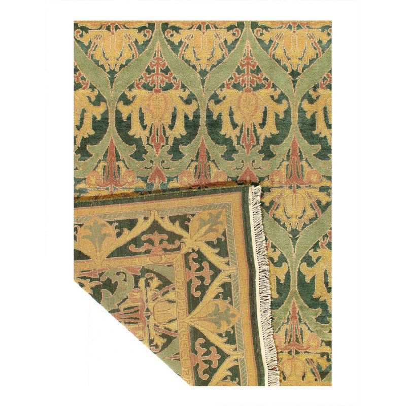 Oriental Area Rug in Green