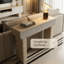 Table d'entrée moderne 47,2 "avec deux tiroirs cachés