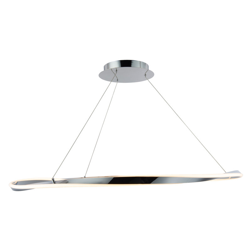 Milbury 1 - Light LED Pendant, Chrome