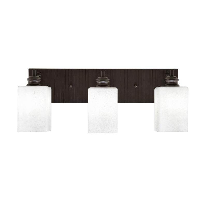 Éclairage pour meuble-lavabo 3 lumières Ave, Blanc, Espresso