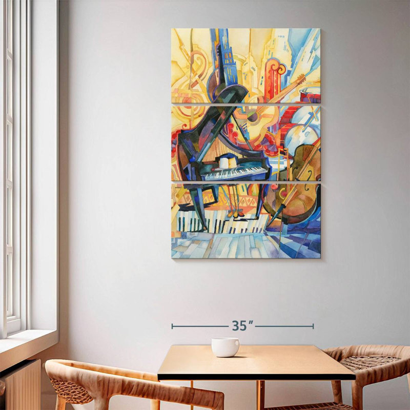 Big City Music Piano, H 65 po x l 42 po