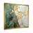 Gold And Green Paint Fusion - Abstract Painting Framed Wall Art-1518643702-1478004718-1478004710