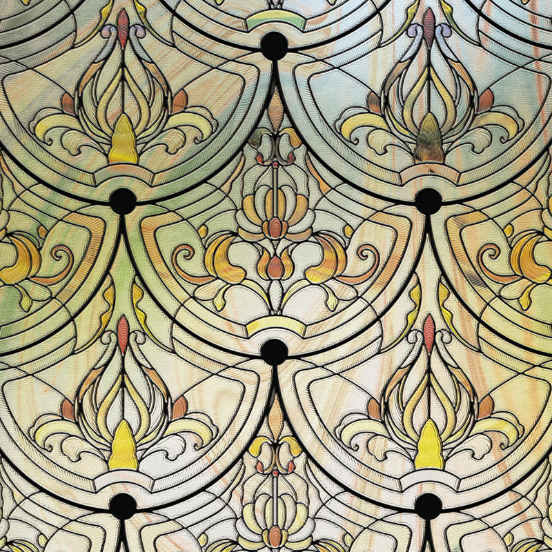 Ironwork Design Glass Accent Window Film, 23.6" H x 35.4" W