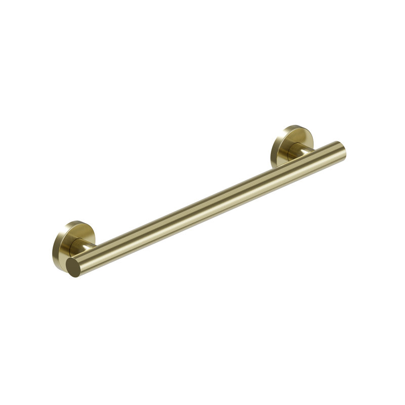 HORIZON  18 in. x 1.25 in. Grab Bar, ADA Compliant for Bath and Shower Safety (500 lb. Capacity) in Brushed Gold, 18