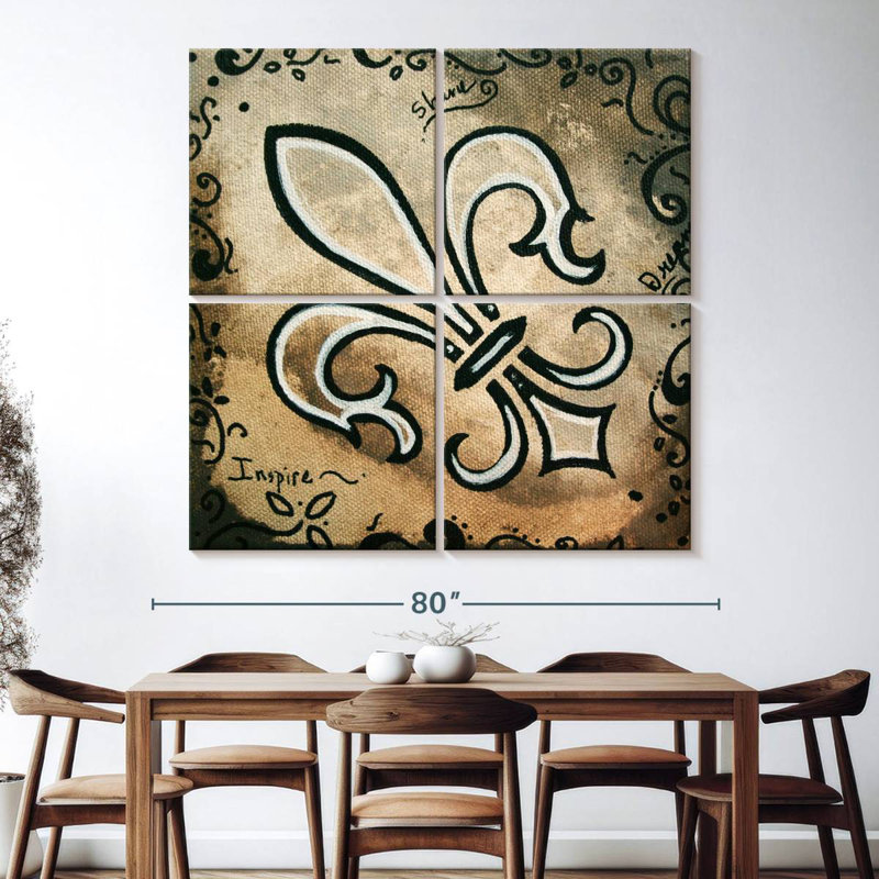 Kerner Fleur-De-Lis Shine, 74" H x 74" W
