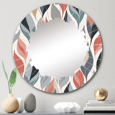 Miroir mural rond Tressider
