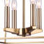 Lustre carré à 4 lumières Misgana