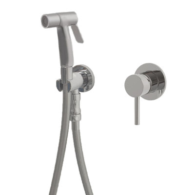 Round Hand Held Bidet with Faucet