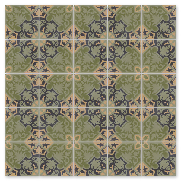 Rumba Primavera 8" x 8" Patterned Wall & Floor Tile