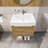 Marizol 23.6'' Single Bathroom Vanity with Acrylic Top-995425004