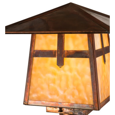 Rustic Lodge Colorful Lantern Head