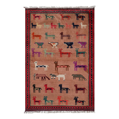 One-of-a-Kind 2'9"X3'11" Hand Knotted Area Rug
