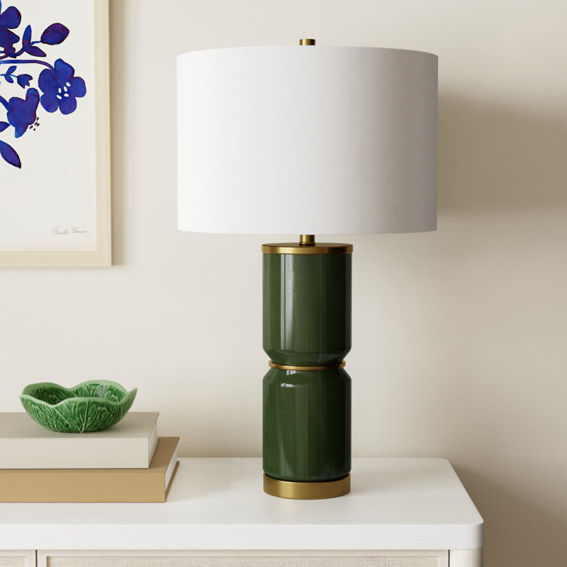 Jensi Table Lamp, Dark Green