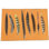 Pheasant Feathers Horizontal Butternut Microfiber Rectangle Washable Rug