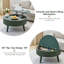 Table basse à plateau relevable avec rangement, tables basses rondes cannelées-628645775