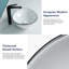 Lavabos vasques de salle de bain ovales avec bordure noire Davivy L 16 po x l 13 po
