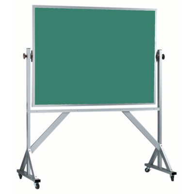 AARCO No Porcelain Freestanding Metal Chalkboard
