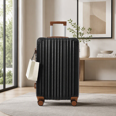6-Piece Luggage Set, Durable Hardshell ABS Suitcase , Lightweight Carry-On & Checked Luggage