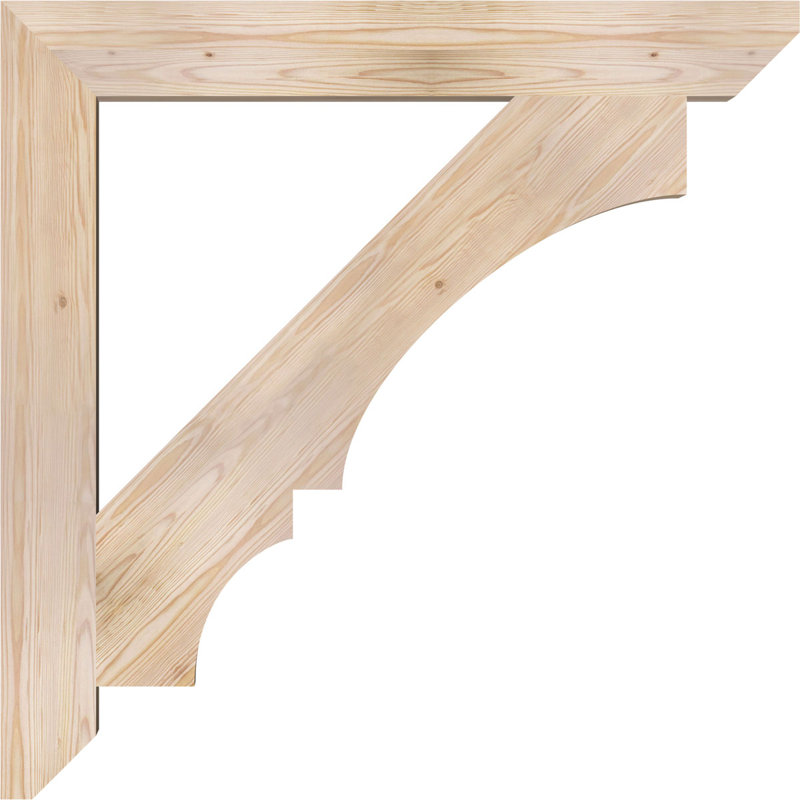 H 5,5 po x P 5,5 po, Sapin de Douglas lisse, L 5 1/2 po x P 46 po x H 46 po