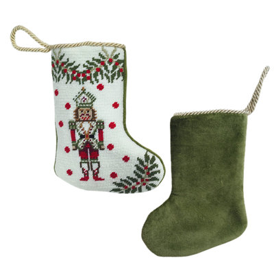Nutcracker Needlepoint Stocking
