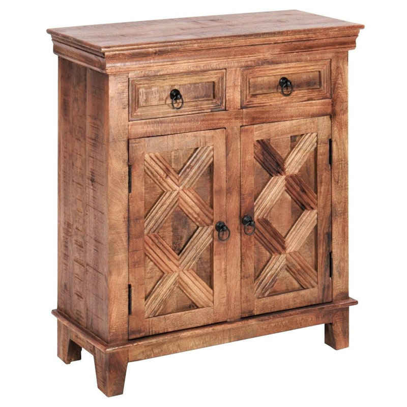 Teplin Solid Wood Accent Cabinet