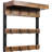 Coffee Mug Rack Wall Mounted, Rustic Wood Cups Rack With 12 Hooks And Storage Shelf, For Home Kitchen Display And Collection (Rustic Brown)