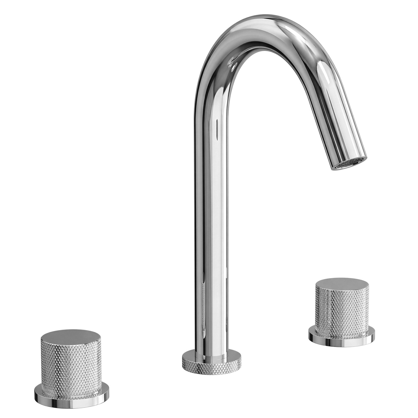 Widespread Bathroom Faucet with Drain, Chrome