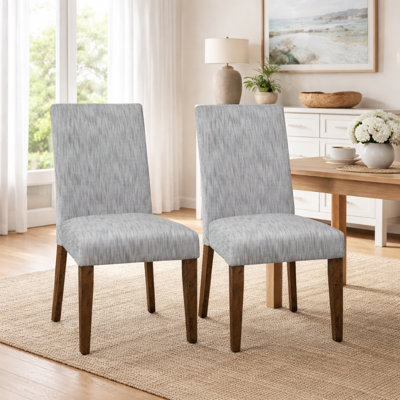 Chaise d'appoint rembourrée en lin Swanscombe