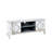 Sliver Mirrored Tv Stand For 65+ Inch Tvs, Console With 2 Cabinets & Open Storage Area, Modern Living Room Feature Ornament