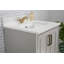 Ensemble de meuble-lavabo simple 23,6 po avec miroir Clorence-2127429027