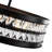 Modern 6-Light Dimmable Drum Crystal Chandelier